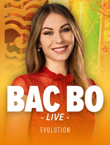 Une croupière en robe rouge sur l'affiche de Bac Bo Live