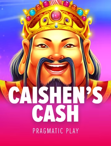 Le dieu de la fortune couronné qui sourit sur Caishen's Cash