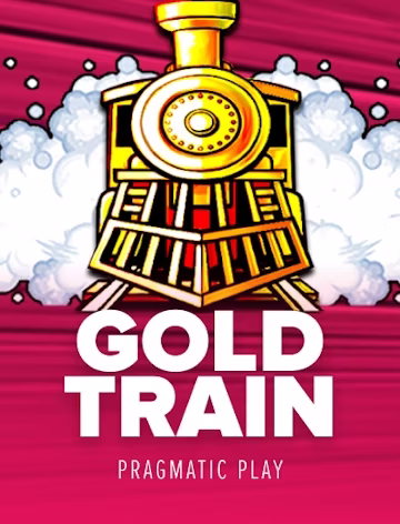 Une locomotive dorée dans un nuage de vapeur sur l'affiche de Gold Train